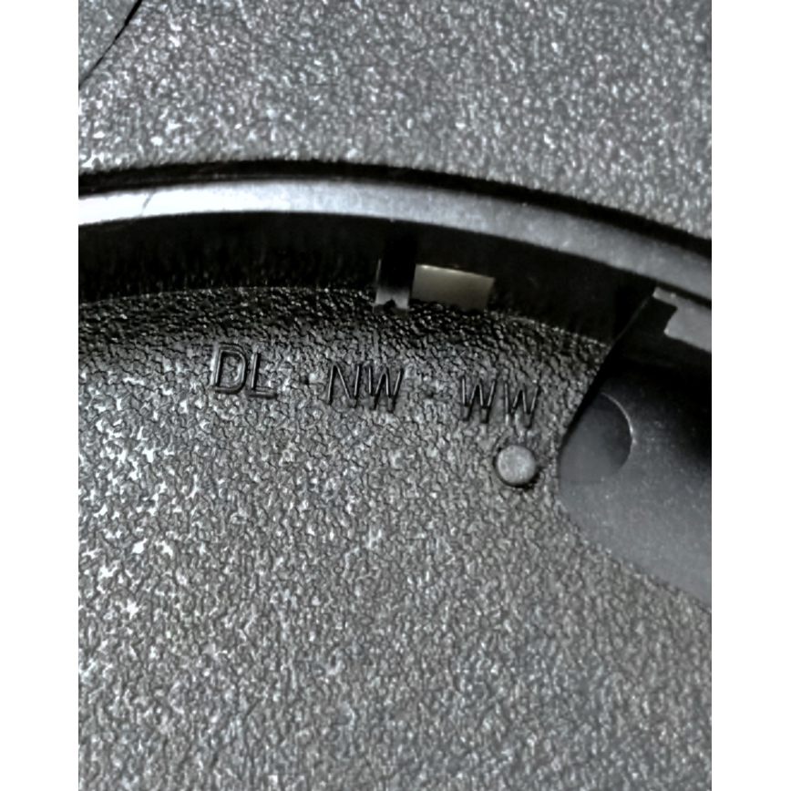 LED Stropní svítidlo LED/40W/230V 3000/4000/6500K pr. 50 cm černá